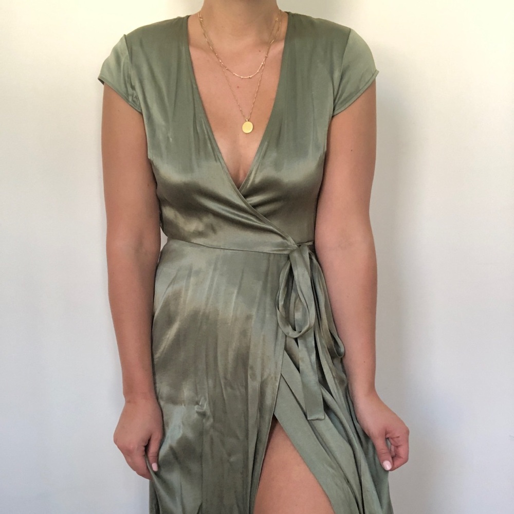& Other Stories Satin Dress